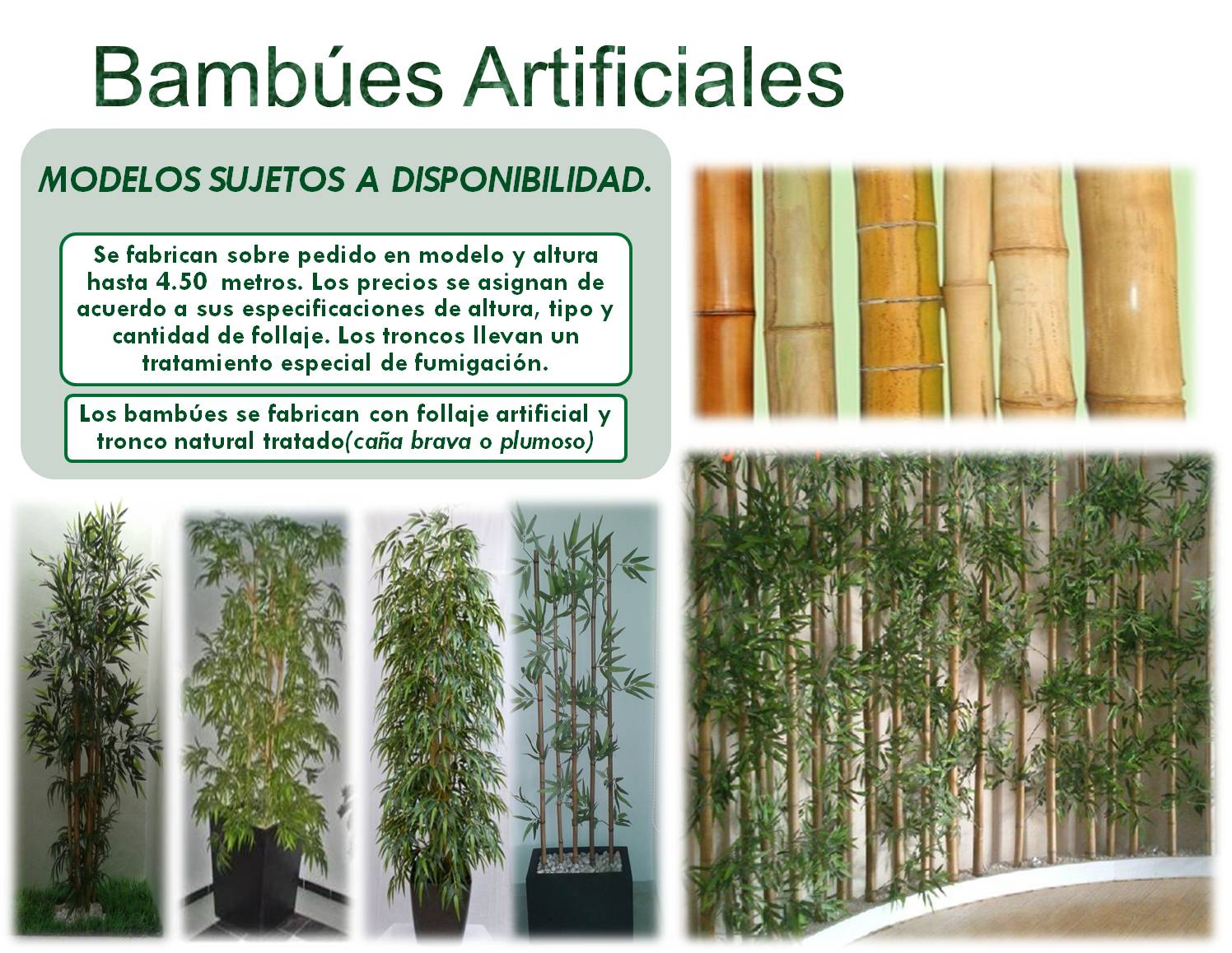 bambus artificiales